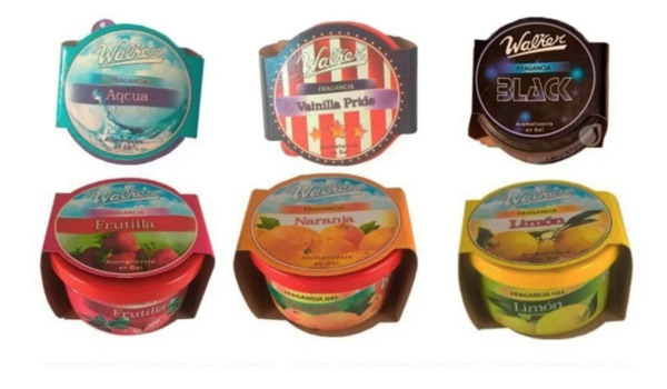 Perfume Gel En Lata Walker Varios Aromas - Imagen 1